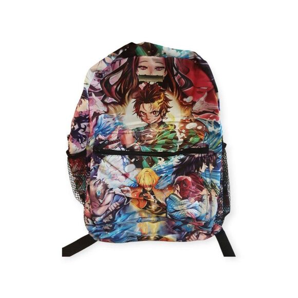 Demon Slayer Backpack Anime School Bag #3 - Picture 1 of 4